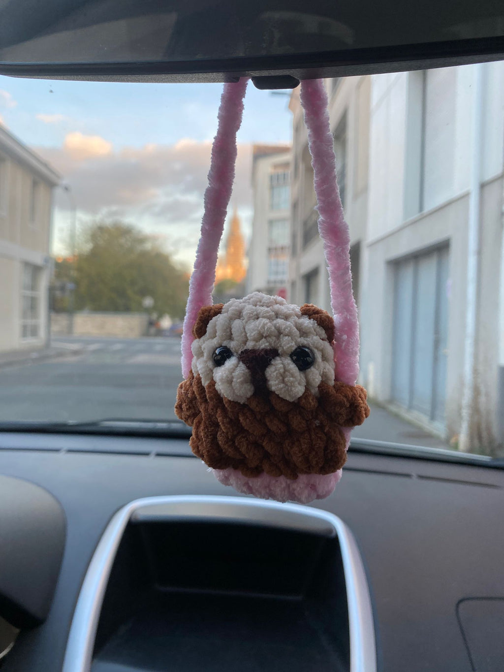 Décoration de rétroviseur loutre 🦦