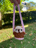 Décoration de rétroviseur loutre 🦦